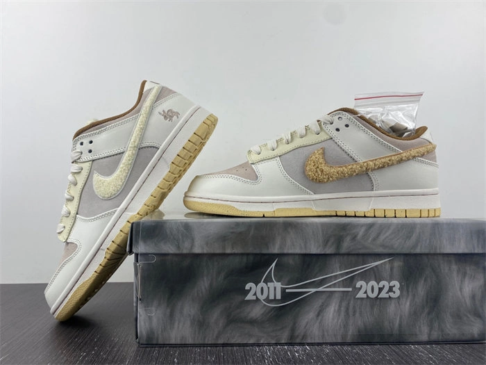 Nike Dunk Low Retro PRM Year of the Rabbit Fossil Stone FD4203- StreetReady 4651