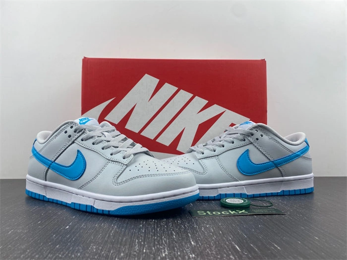 WrinkleFree Nike Dunk Low Retro Pure Platinum Blue Lightning DV0831- 4628