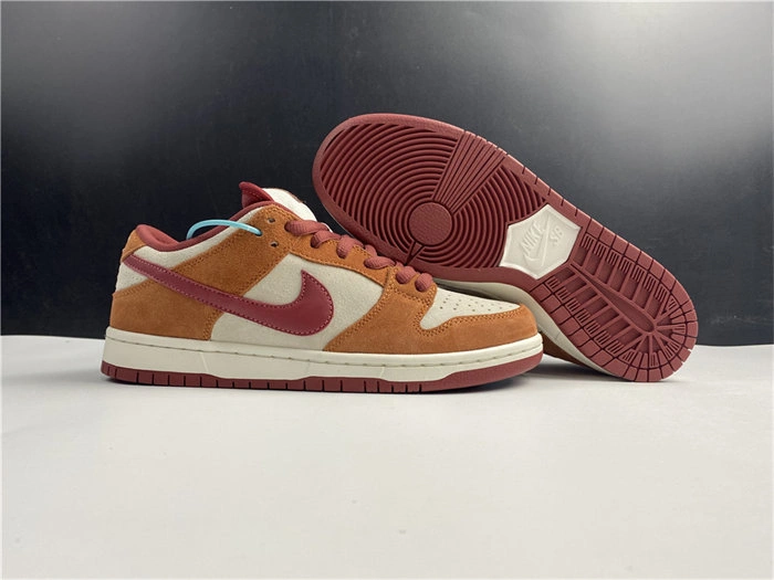 Youthful Nike SB Dunk Low Pro Dark Russet Cedar BQ6817- 4914
