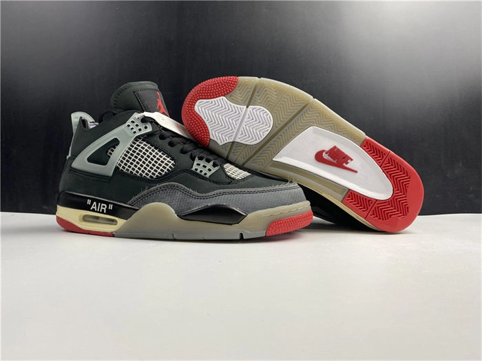 Seasonal OFF-WHITE x Air Jordan 4 CV9388- 5045